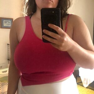 Asymmetrical cropped top